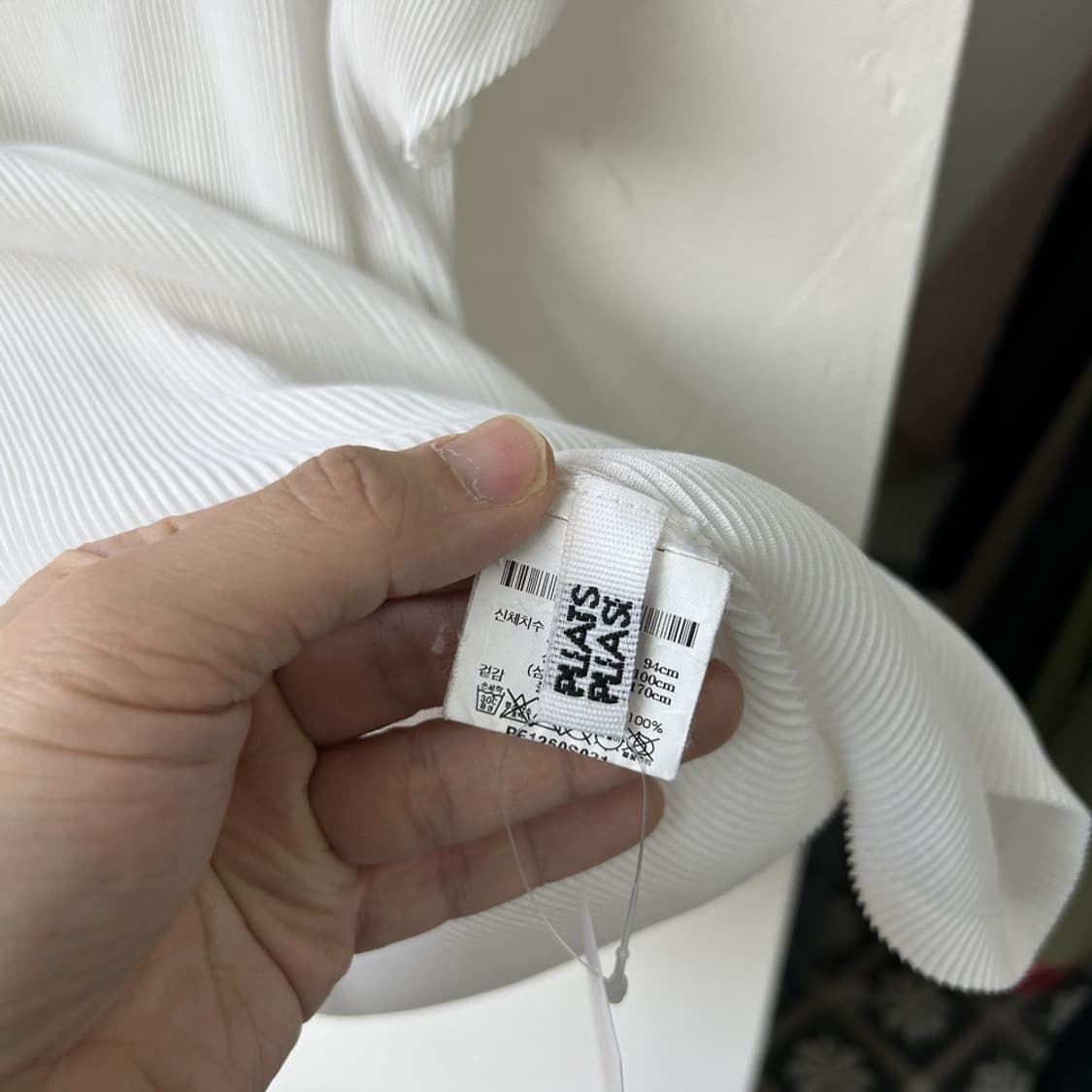 16481 - 플리츠 플리즈 미스트 반팔 탑 상품이미지3