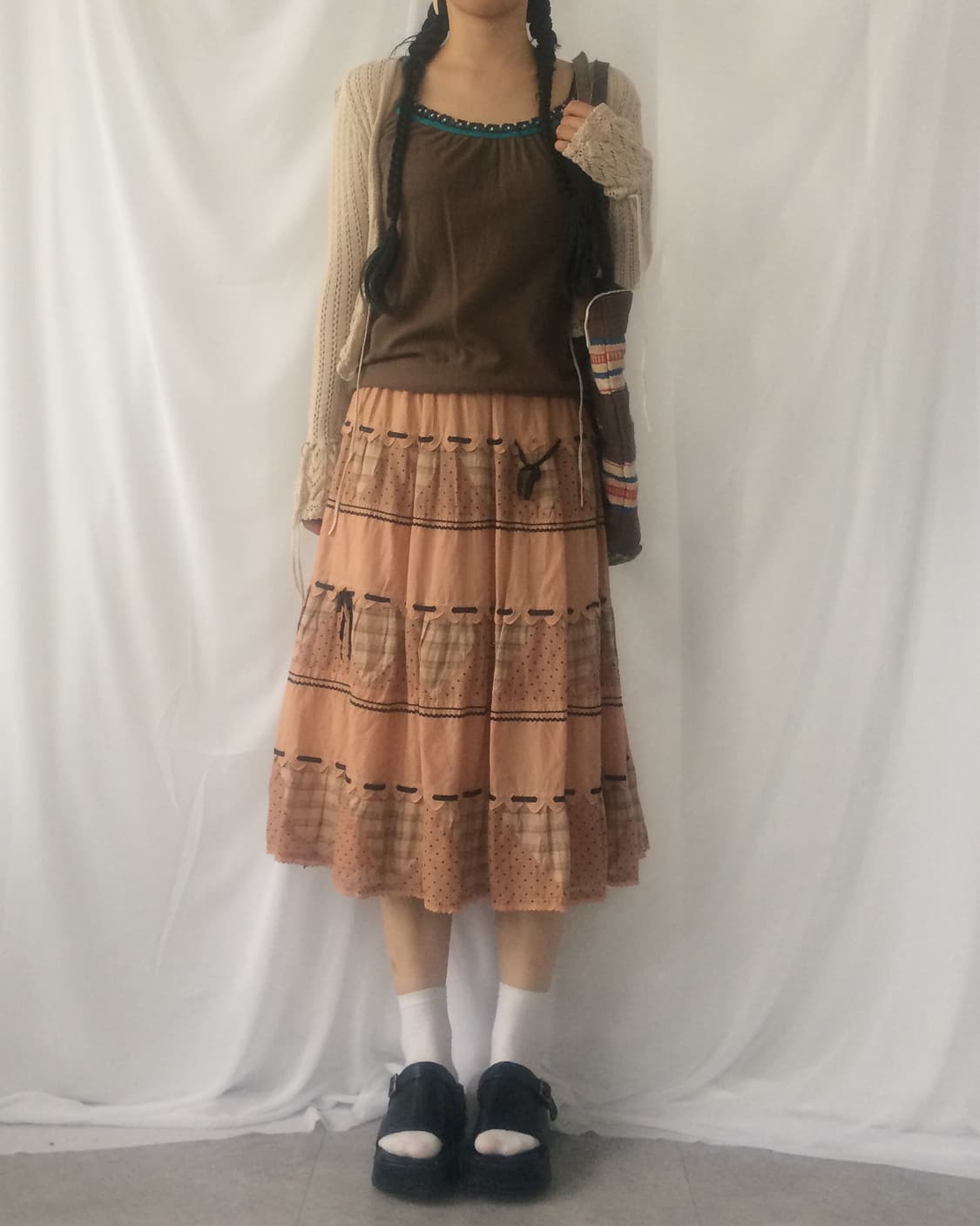 Beads line point sleeveless 상품이미지1