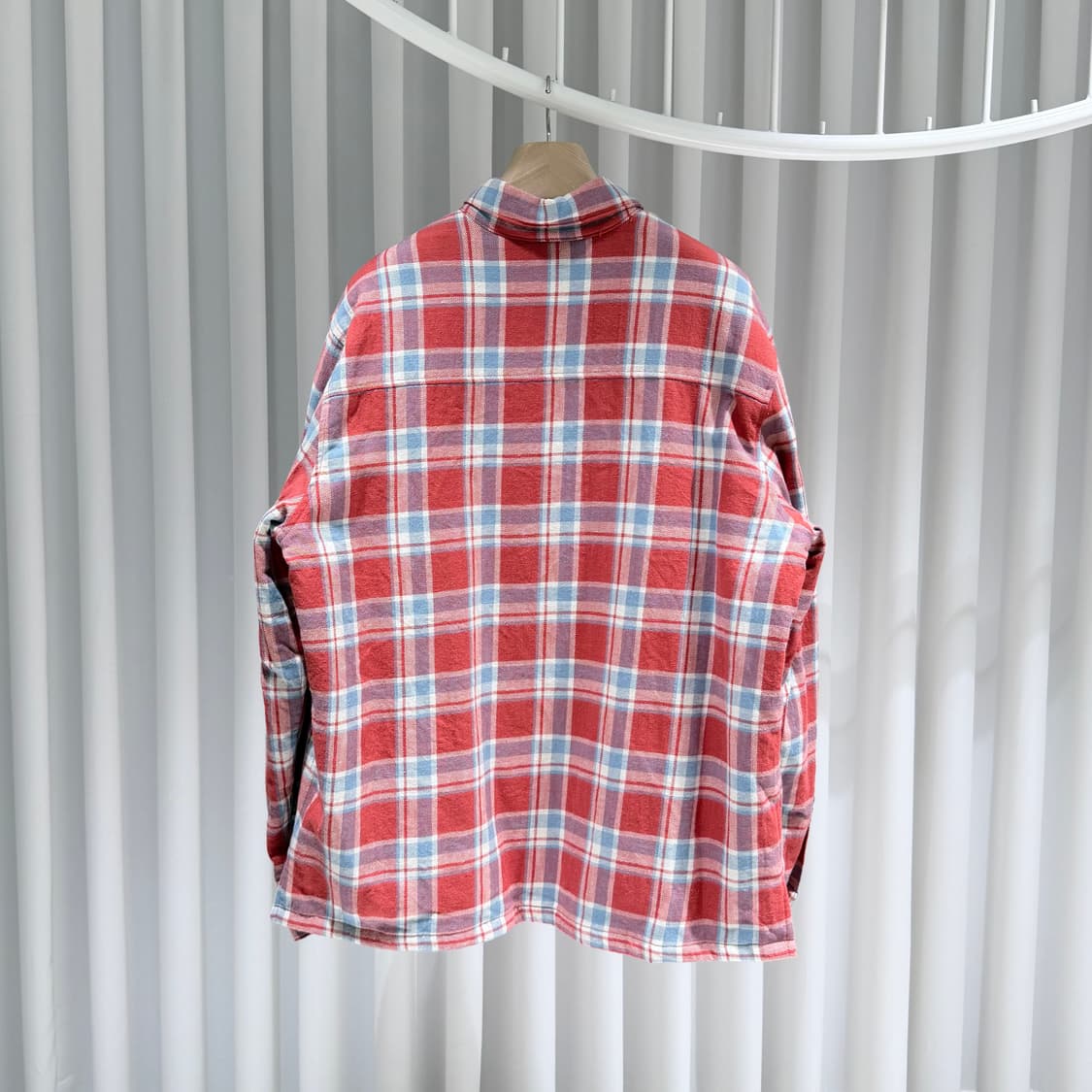 (A+/XL) / 크롬하츠 플란넬 체크 셔츠 자켓 상품이미지5