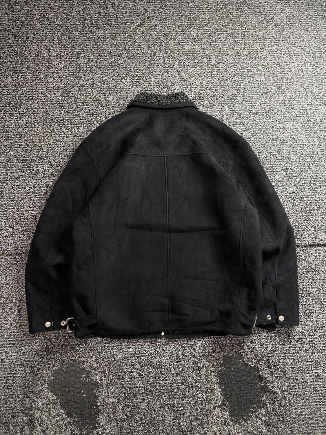 90s paolo ferrari 아카이브 스웨이드 무스탕 3593 상품이미지4