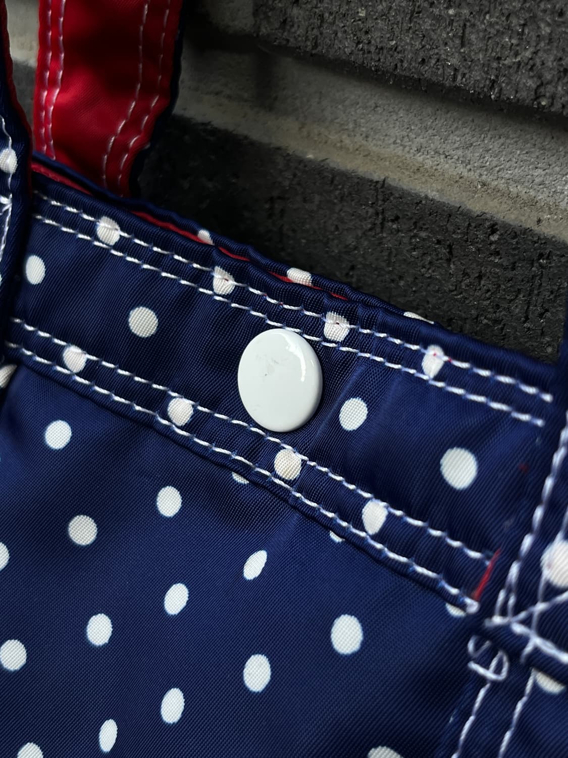 Porter x Hello kitty 포터x헬로키티 도트 토트백 블루 상품이미지10