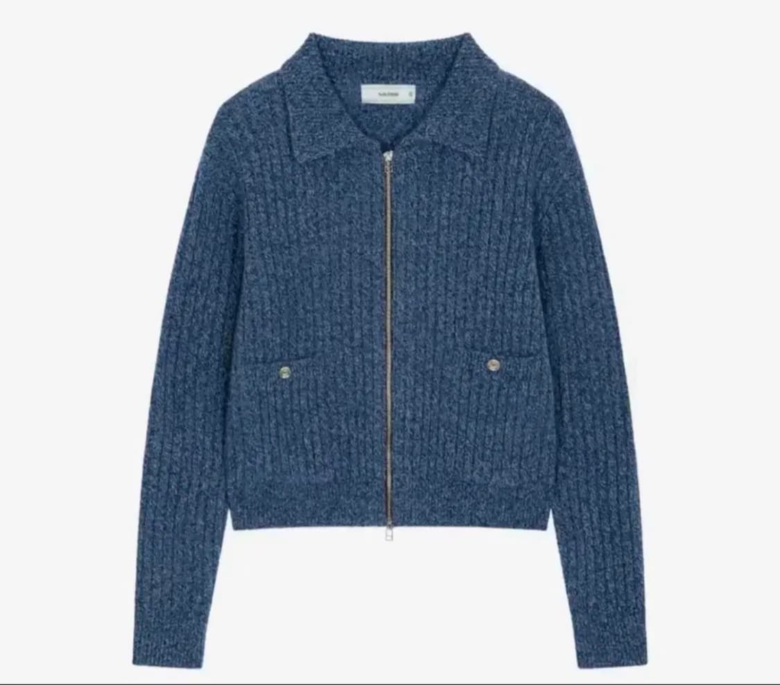 웨이비니스 타임리스 카라가디건 2사이즈 상품이미지1