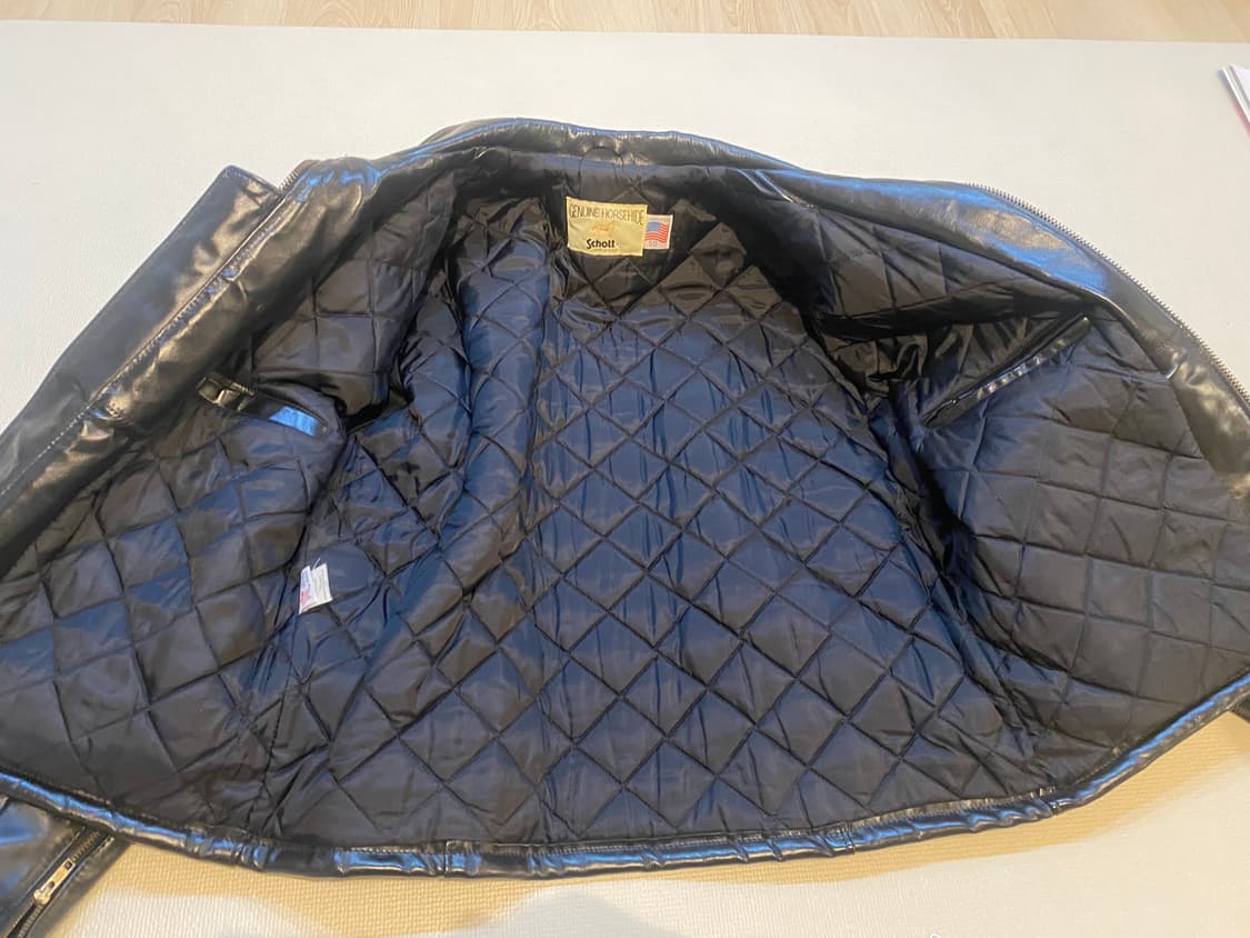 쇼트 홀스하이드 가죽자켓 689H 50사이즈 110~ 상품이미지8