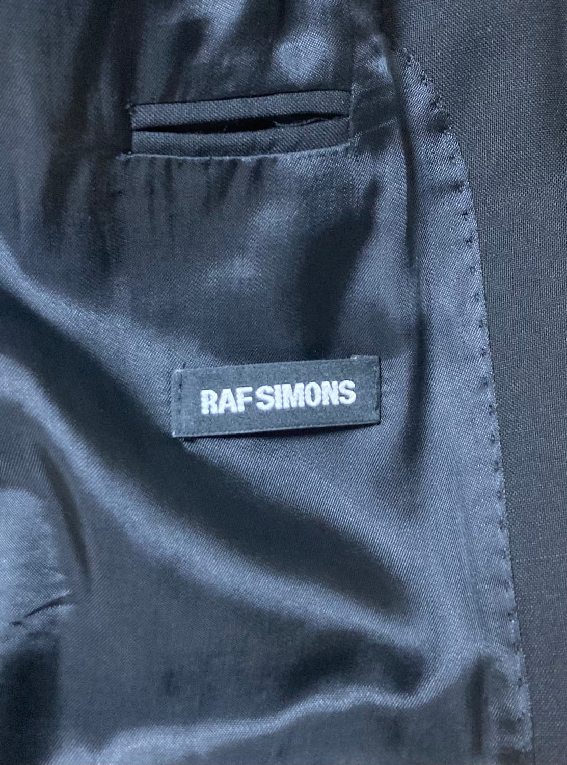 라프 시몬스 블레이저 자켓 블랙 상품이미지3