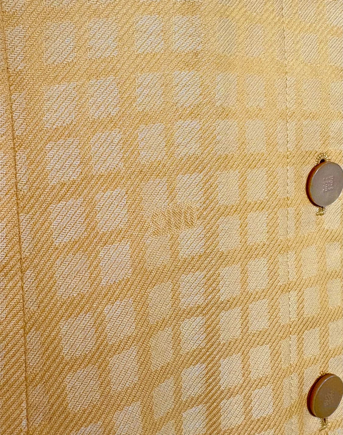 🧥 DAKS Vintage Mustard Tailored Button  상품이미지5