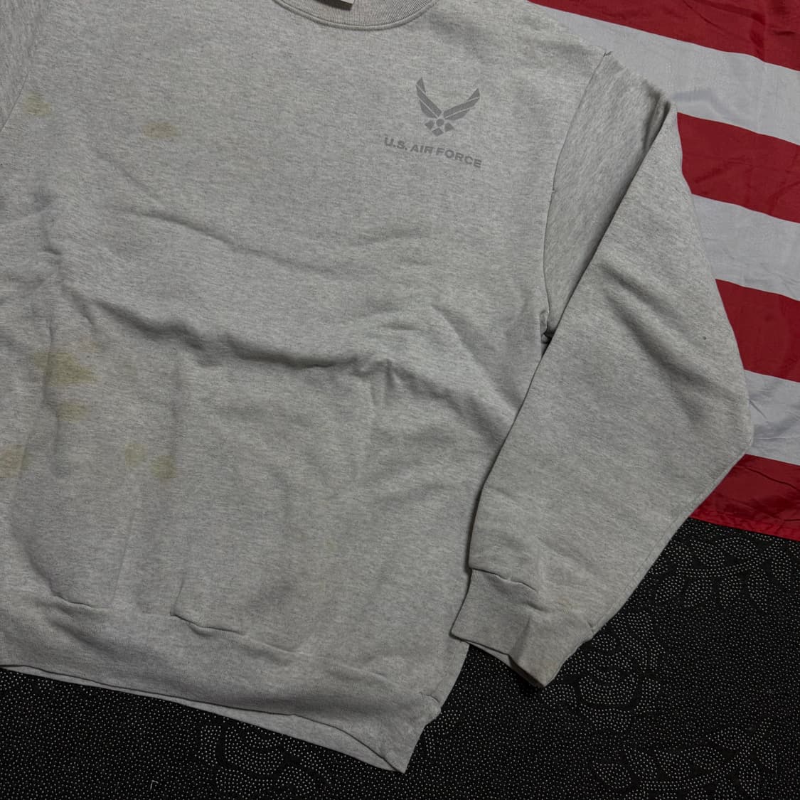 [S] 밀리터리 AIR FORCE 오리지널 스웻셔츠 맨투맨 US -33 상품이미지5