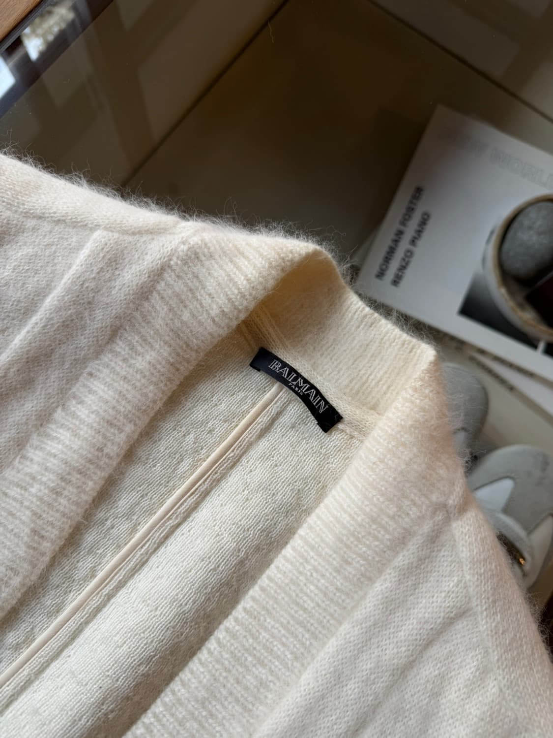 발망 파워숄더 금장 코트 55 상품이미지7