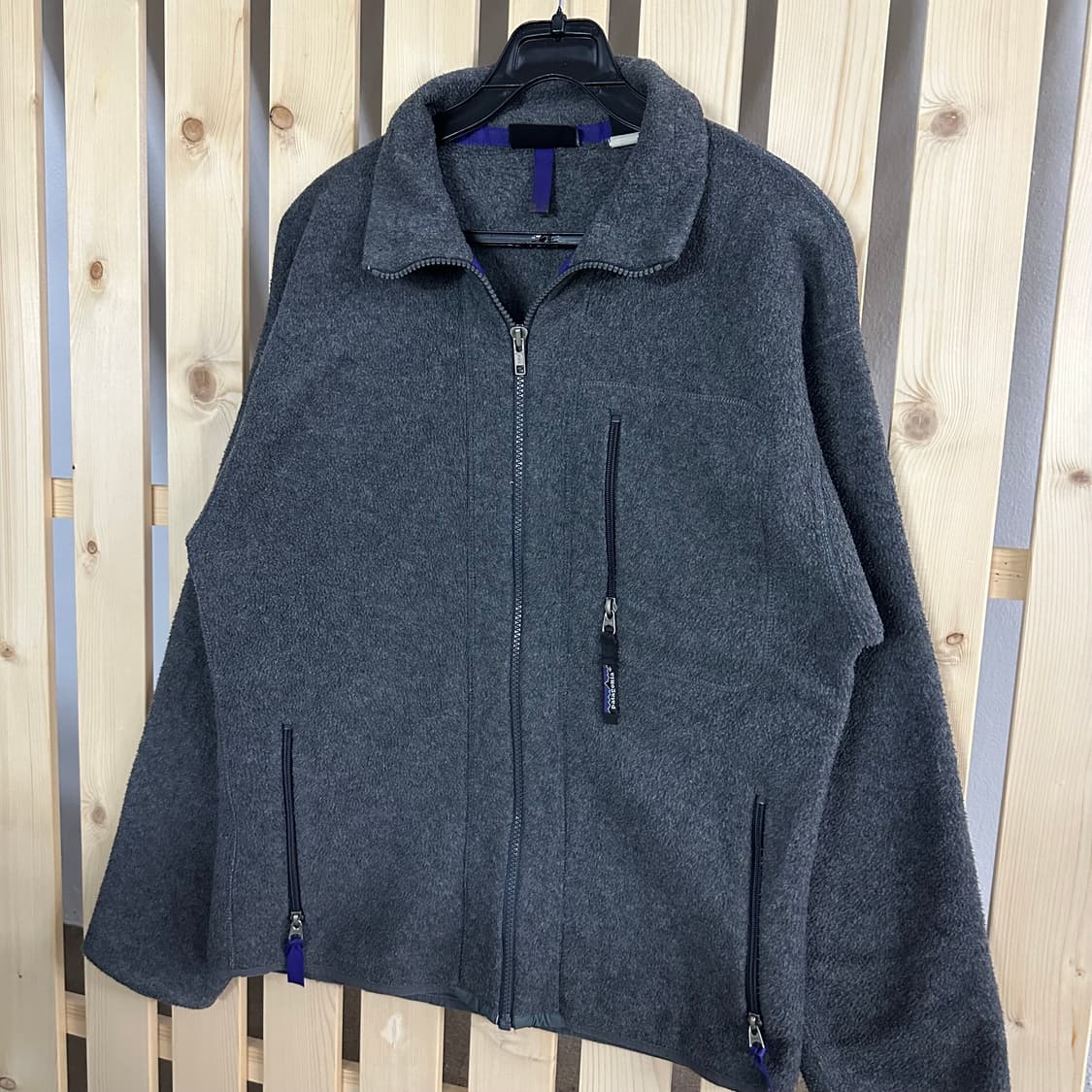 (S) 파타고니아 차콜 후리스 자켓 플리스 집업 상품이미지2