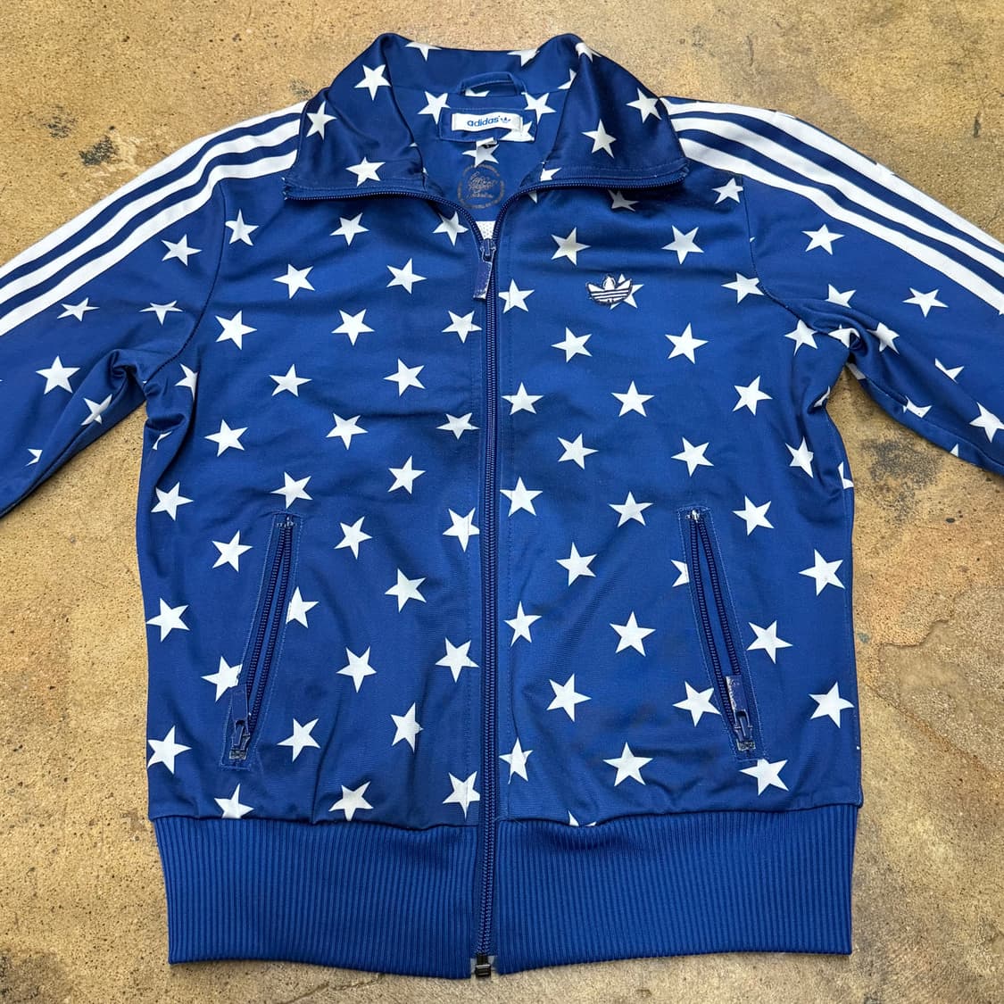 아디다스 블루 스타 별 도트 땡땡이 져지 트랙탑 90 상품이미지3