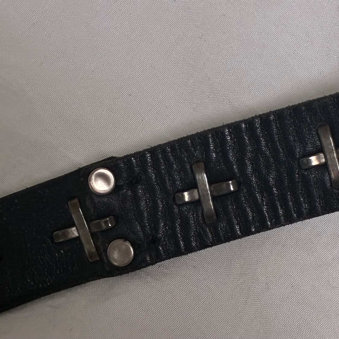 M.A+ 마우리지오아마데이 극초기판 홀스하이드 스터드 벨트 상품이미지6