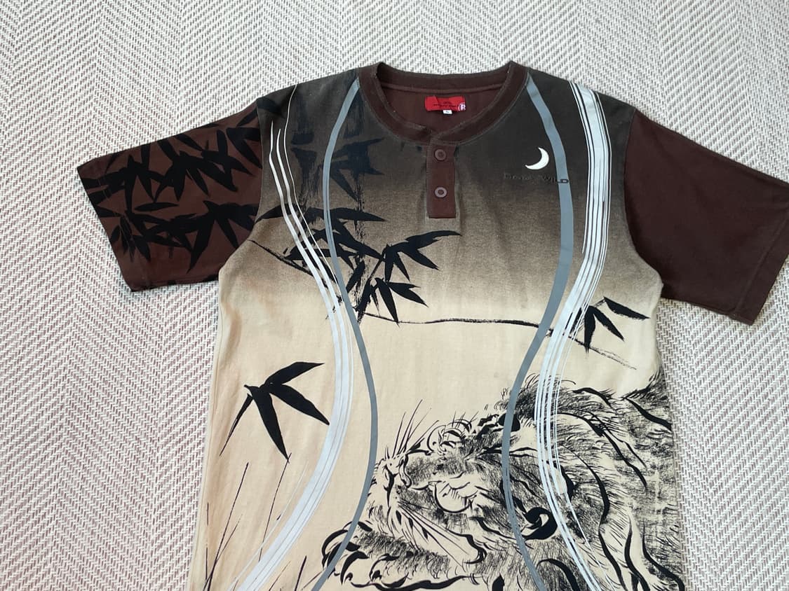 Body wild 오리엔탈 반팔티셔츠 J03384 상품이미지3