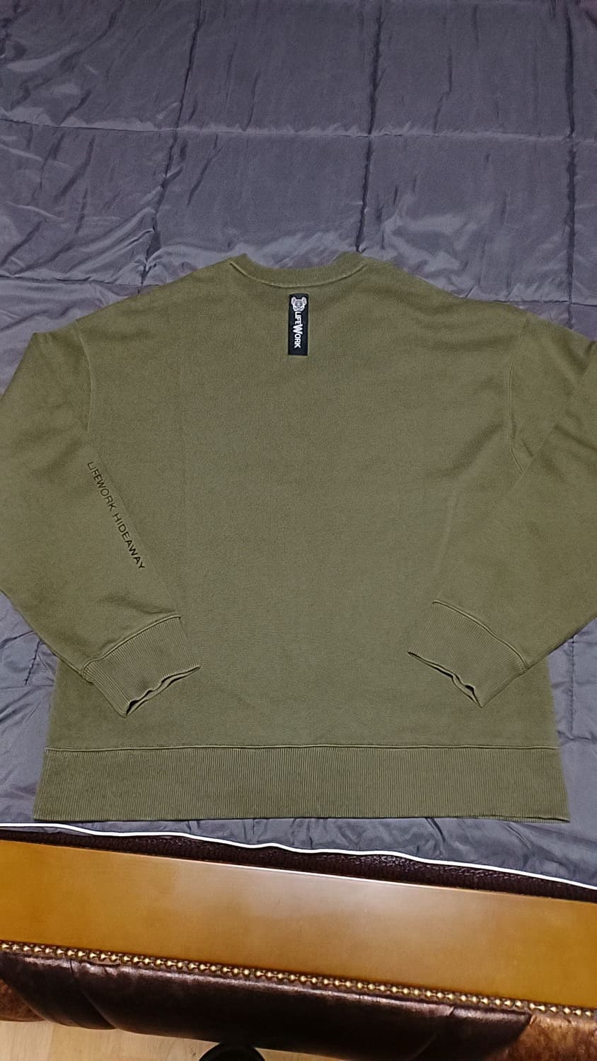 라이프워크 오버핏맨투맨 100 가슴57 기장71 상품이미지3