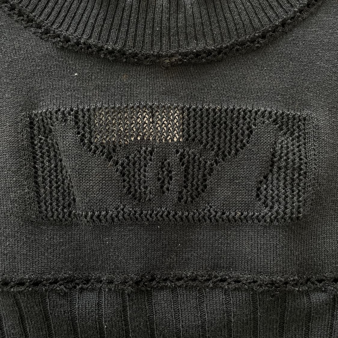 샤넬 04s 38|44-55 슬리브리스 니트 탑 상품이미지4