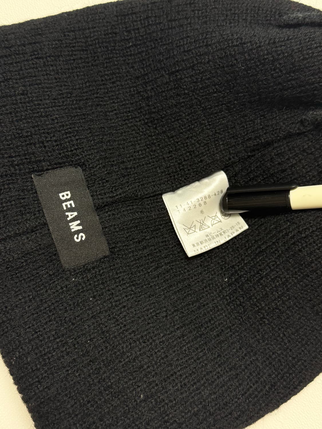 빔즈 비니 블랙 made in japan 상품이미지3