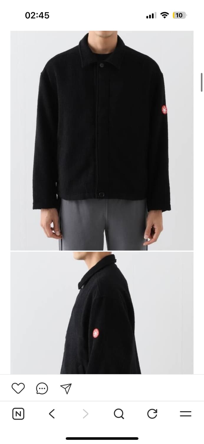 카브엠트 울 버튼 플리스 자켓 XL 상품이미지4