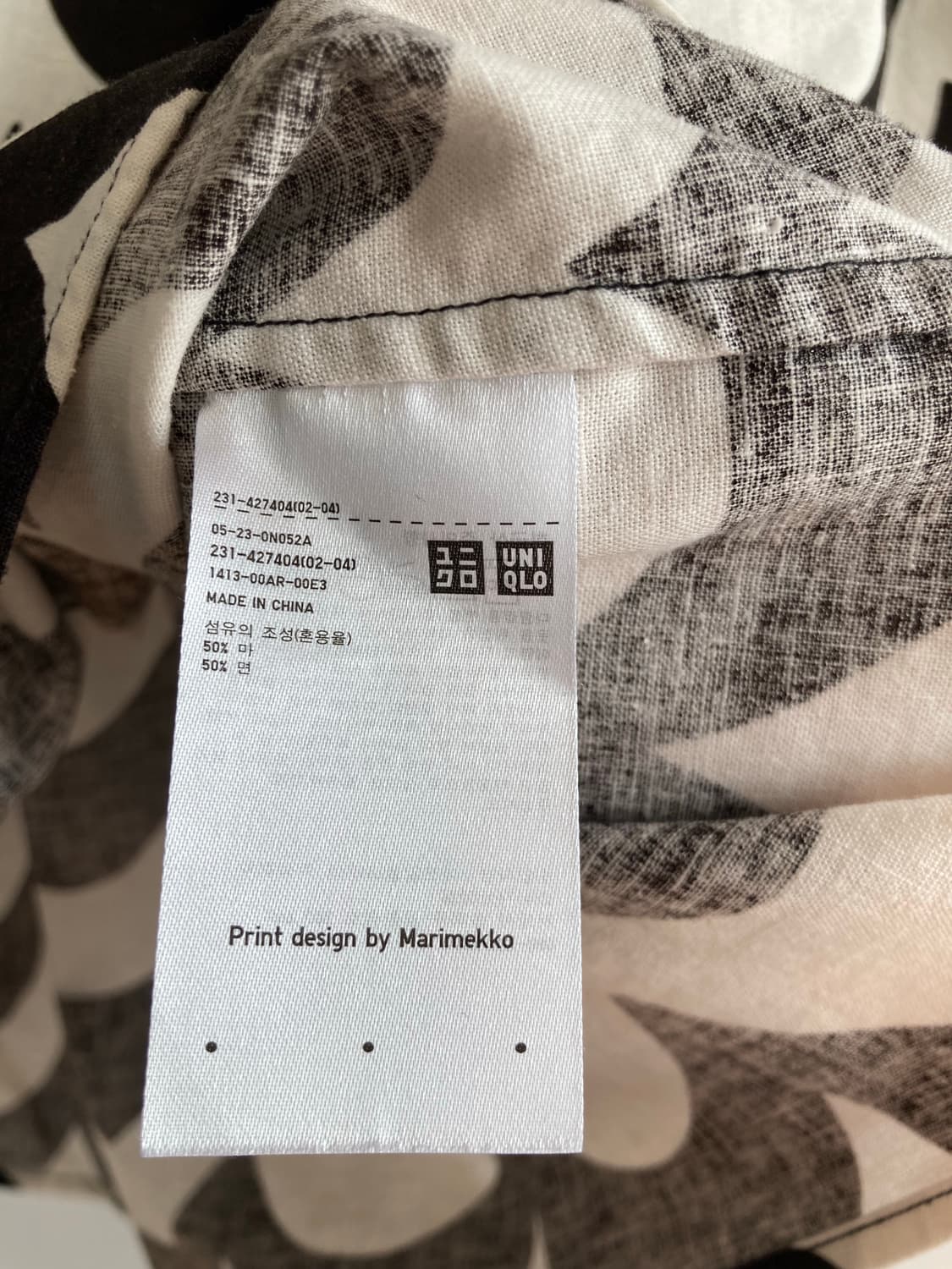 유니클로 마리메꼬 블라우스 상품이미지5