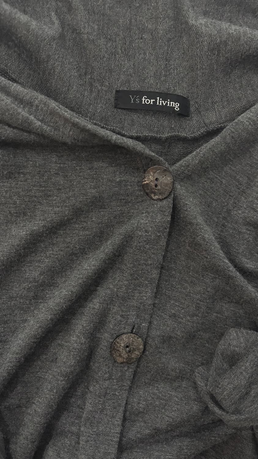 TTF✳️요지야마모토 셔링 가디건 /남녀공용 상품이미지7