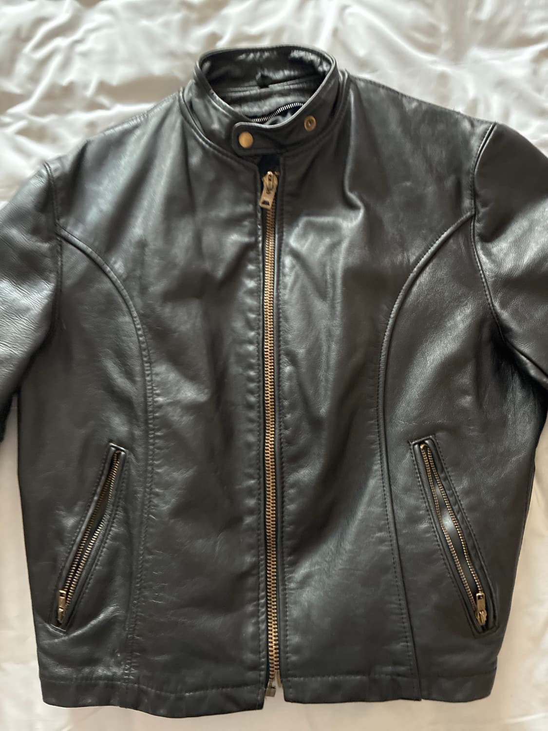 NY 빈티지 가죽자켓 상품이미지2