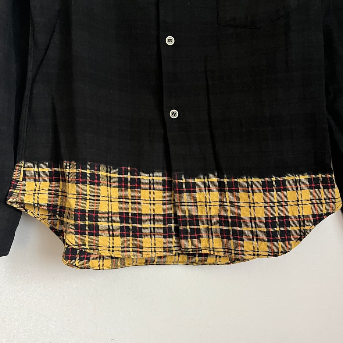 black dyed flannel shirt 상품이미지3