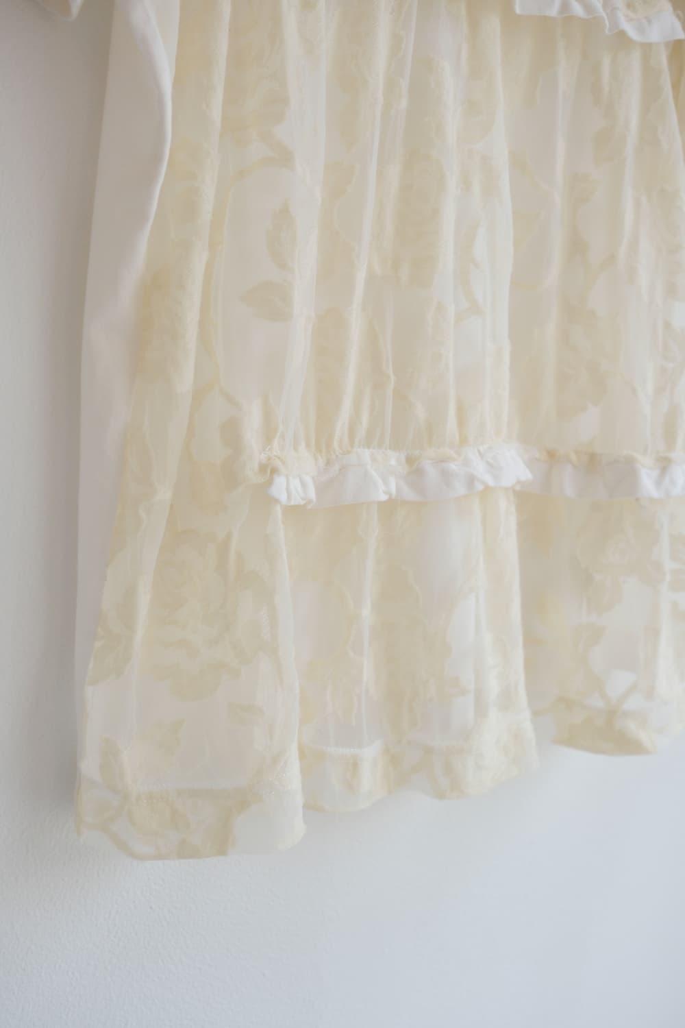 frill lace shirring top 상품이미지4