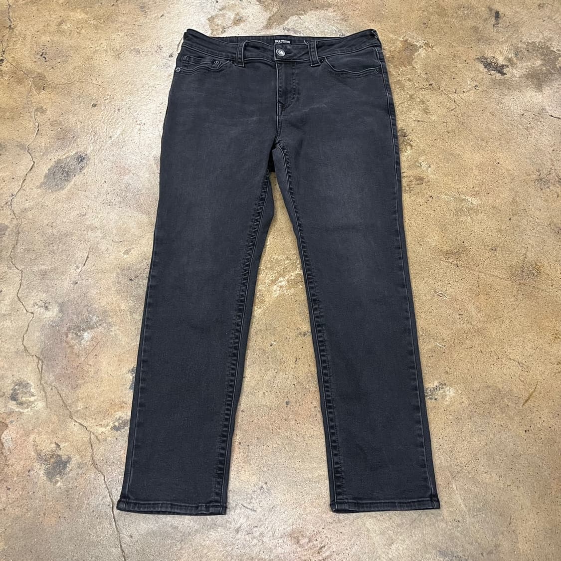 [정품/36] 트루릴리젼 블랙 데님 바지 b8 상품이미지2