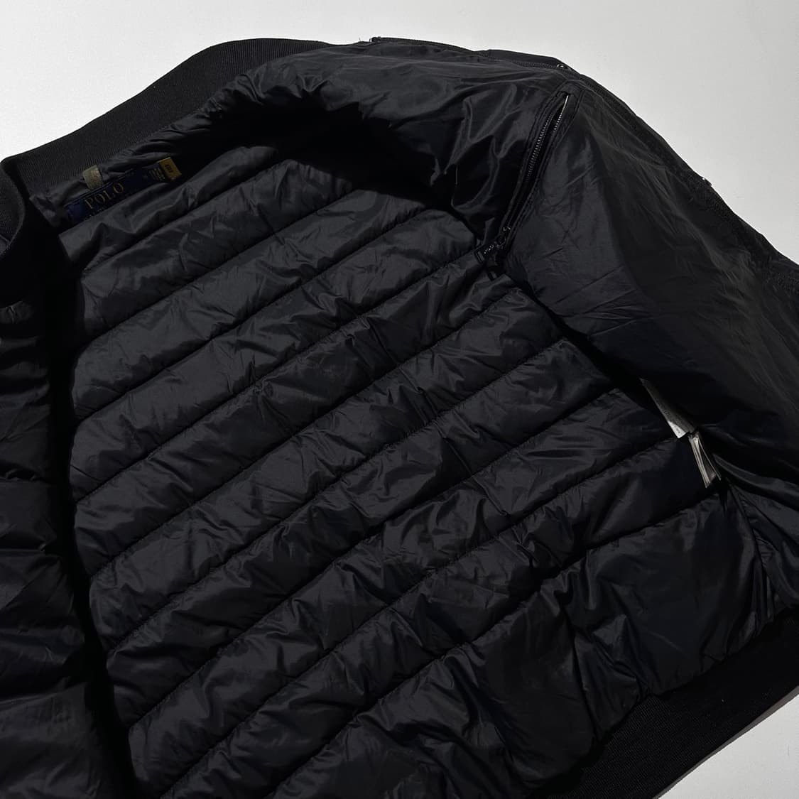 폴로 랄프로렌 덕다운 경량 패딩 블루종 자켓 블랙 상품이미지9