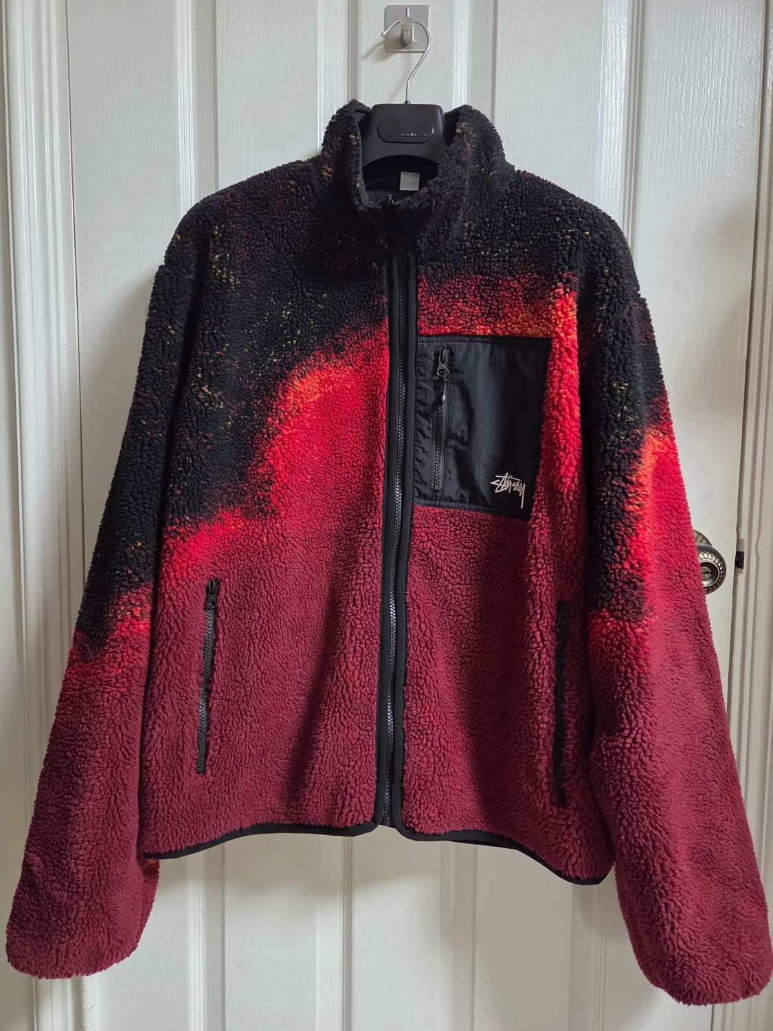 스투시 SHERPA REVERSIBLE JACKET [LAVA] 상품이미지1