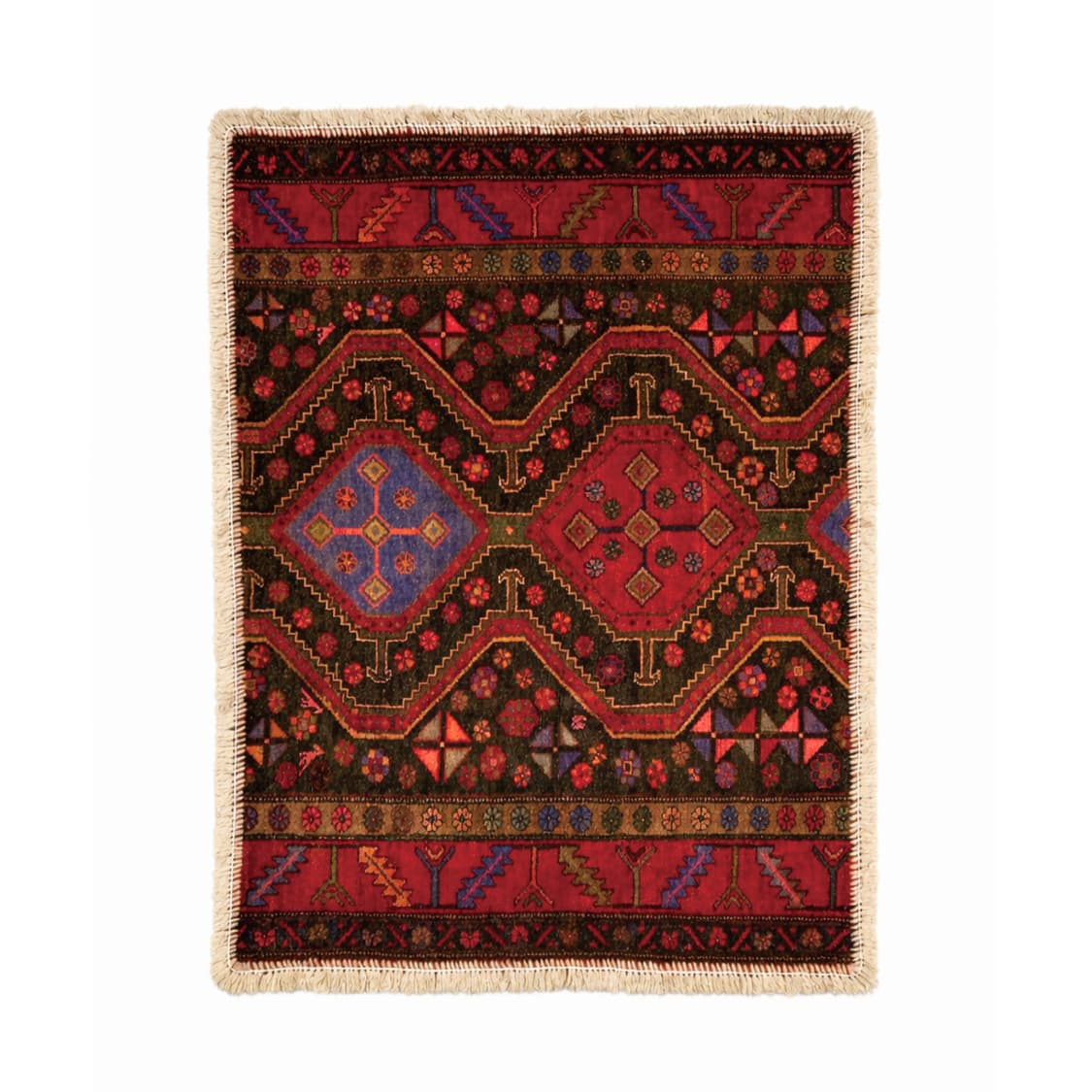Vintage Qashqai Tribal Rug 7215 상품이미지1