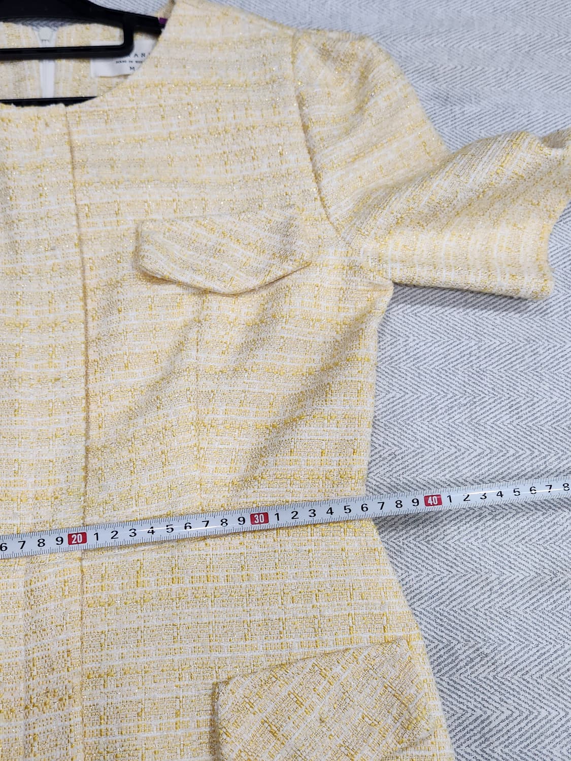 [M] MARANT 마랑 트위드 반팔 원피스 하객룩 오피스룩 상품이미지8