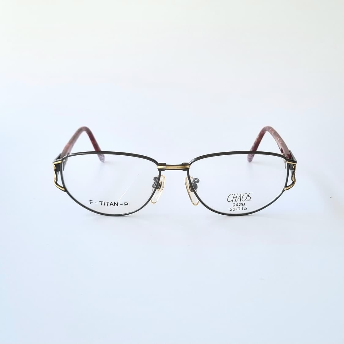 데드스탁 CHAOS  티탄P 오벌형 콤비 안경 1118 상품이미지2