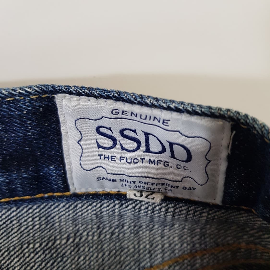 (택포) FUCT SSDD 셀비지 데님팬츠 32 A495 상품이미지10
