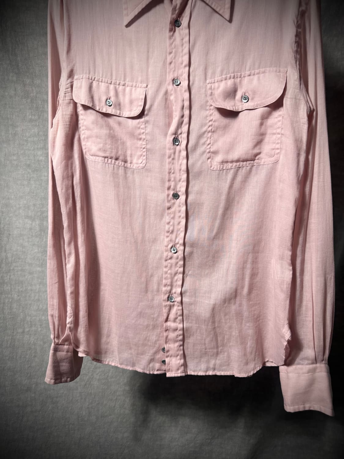 Gucci By Tom Ford Pink Safari Shirt  상품이미지5
