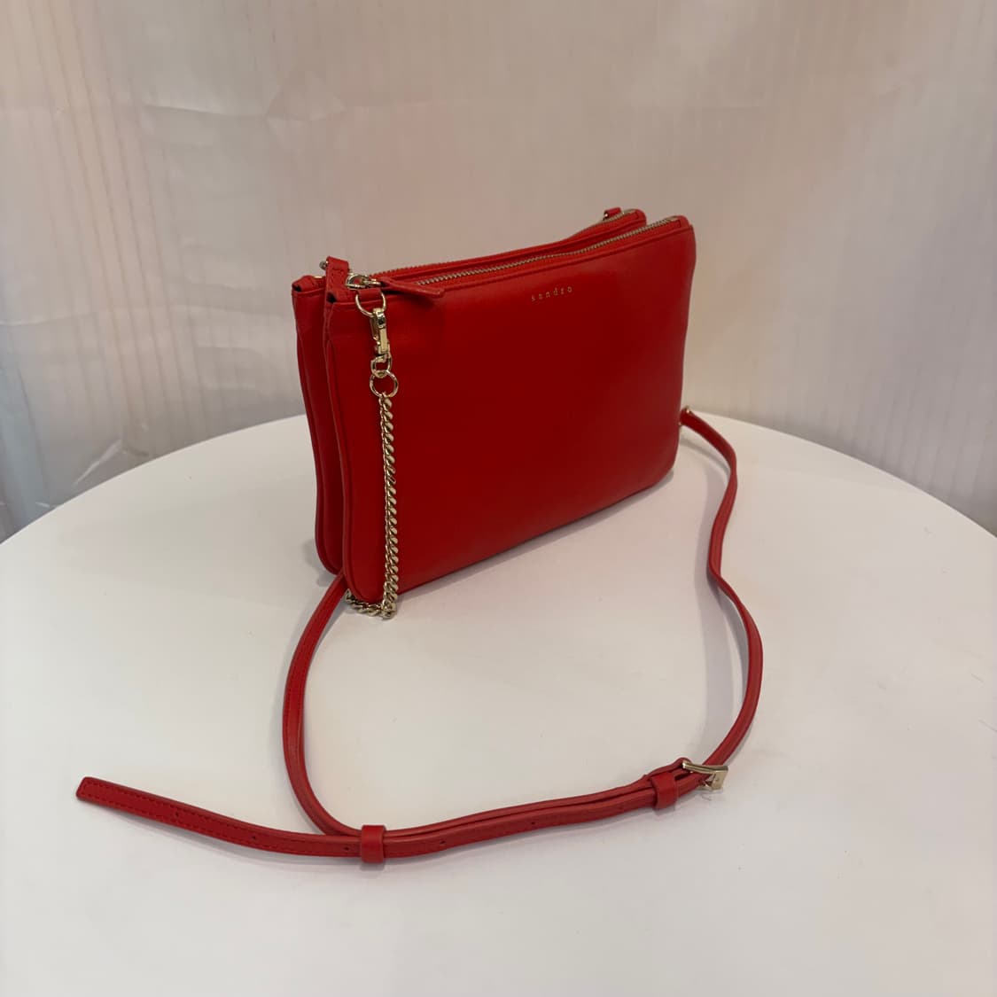 정품 산드로 체인 크로스백 상품이미지3