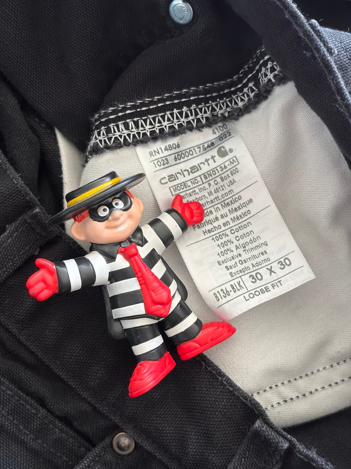 carhartt 칼하트 워크웨어 더블니 블랙 30x30  상품이미지6