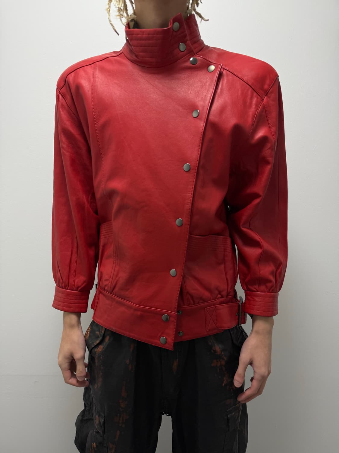 VTG LAMB SKIN LEATHER JACKET 상품이미지9