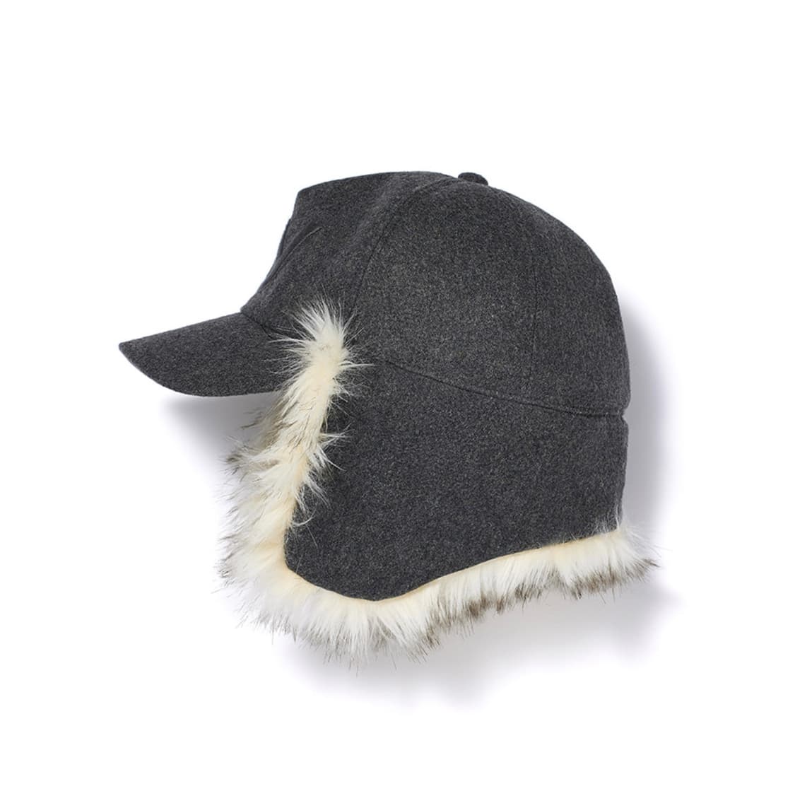 Open yy  퍼 이어플랩 모자그레이 상품이미지3