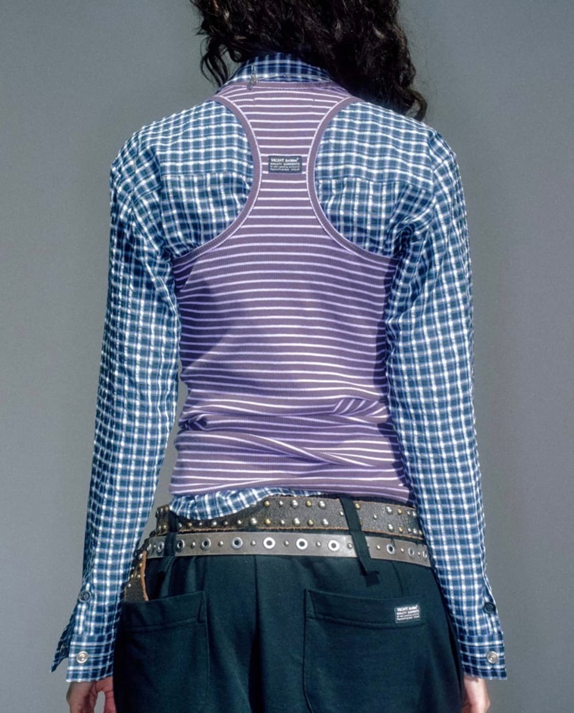 베이컨트 아카이브 maya stripe sleeveless top 상품이미지4