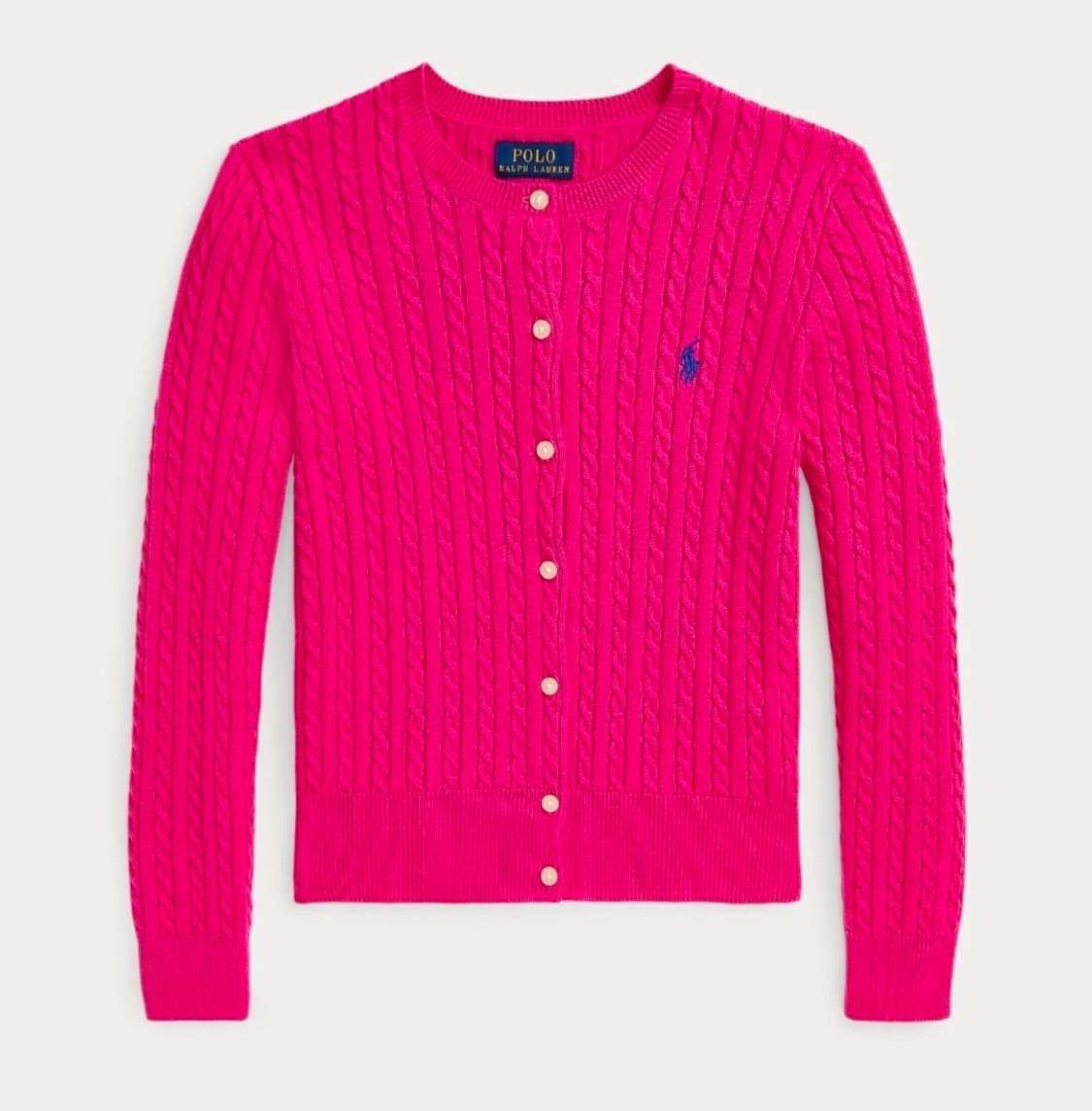 폴로 걸즈 케이블가디건 팝니다. 상품이미지1