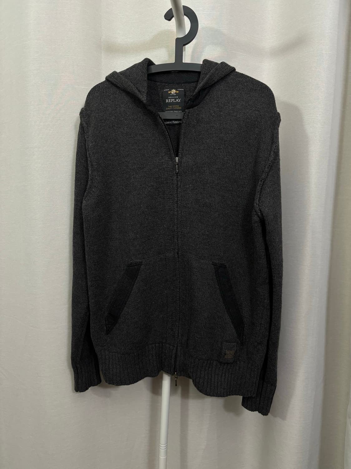 Replay 지퍼 후드집업 상품이미지1