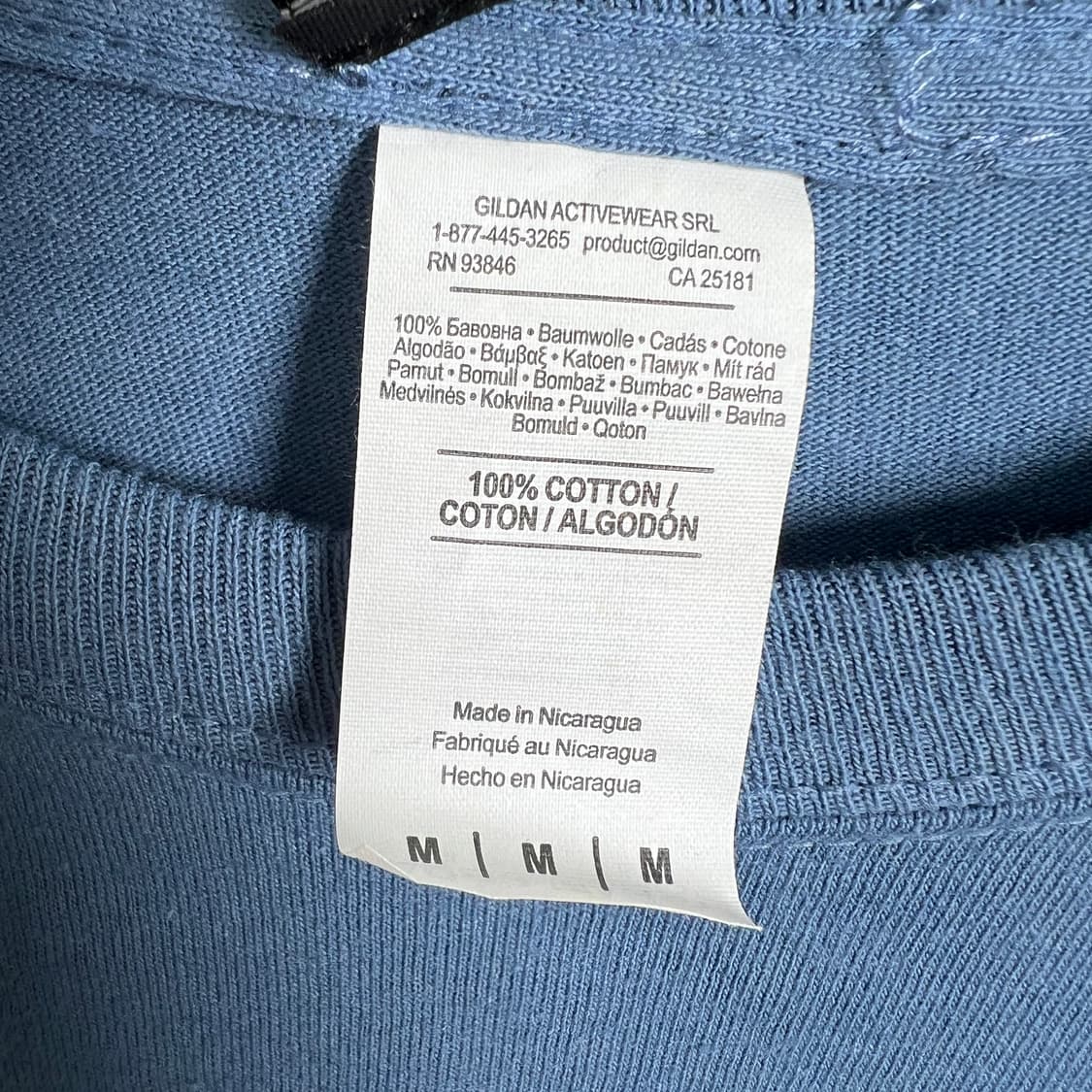 할리데이비슨 블루 그래픽 롱슬리브 M 상품이미지8