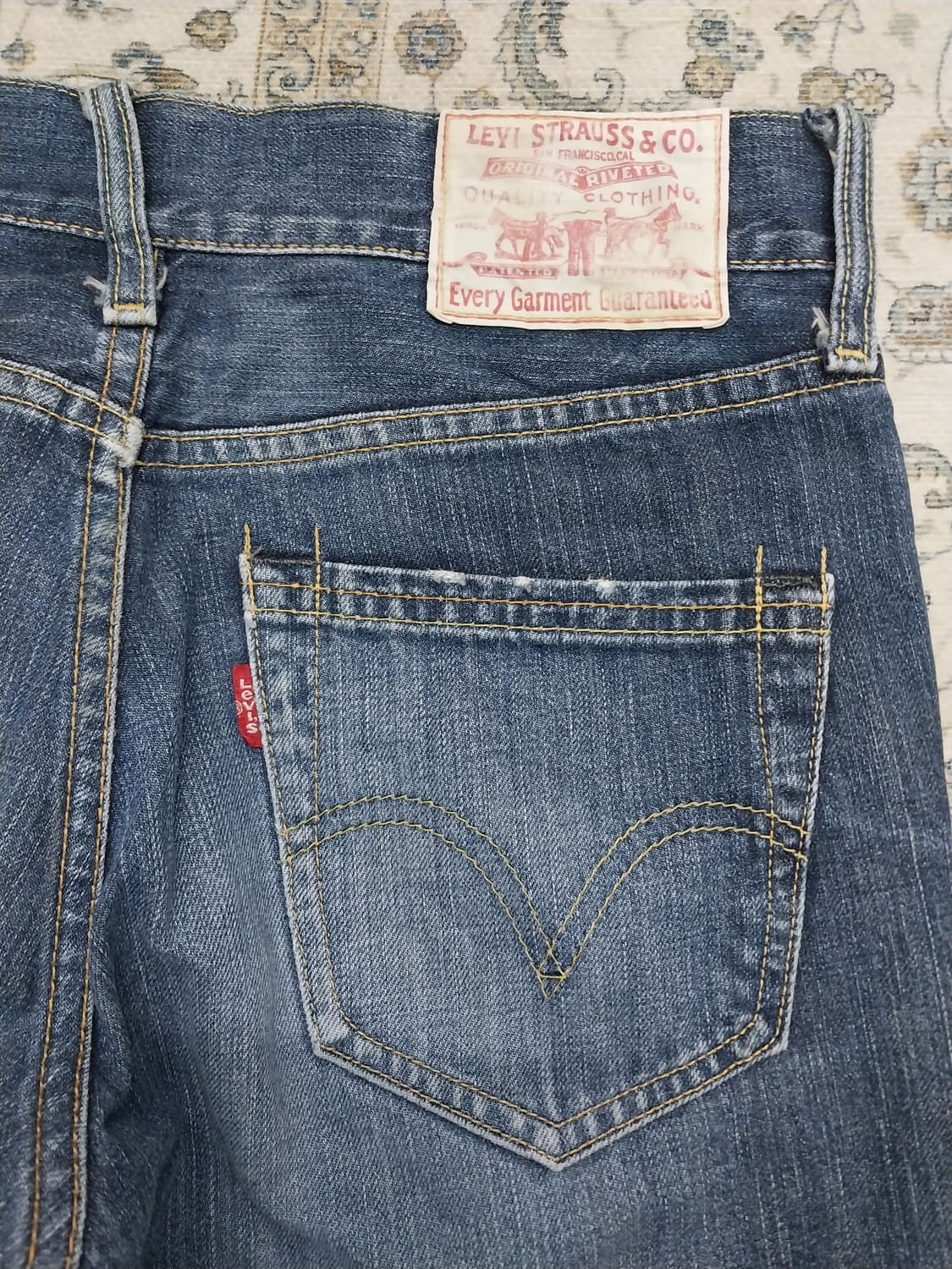 리바이즈 데미지 데님 팬츠 26 상품이미지3