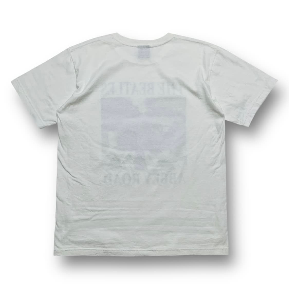 비틀즈 BROADWAY 디스코그래피 앨범 화이트 티셔츠 상품이미지3