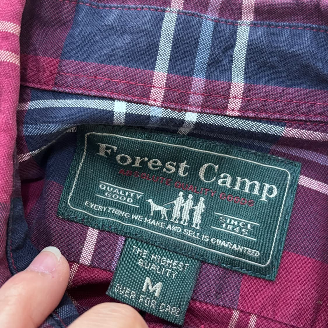 M 포레스트캠프 플란넬 체크 셔츠 0320E 상품이미지3