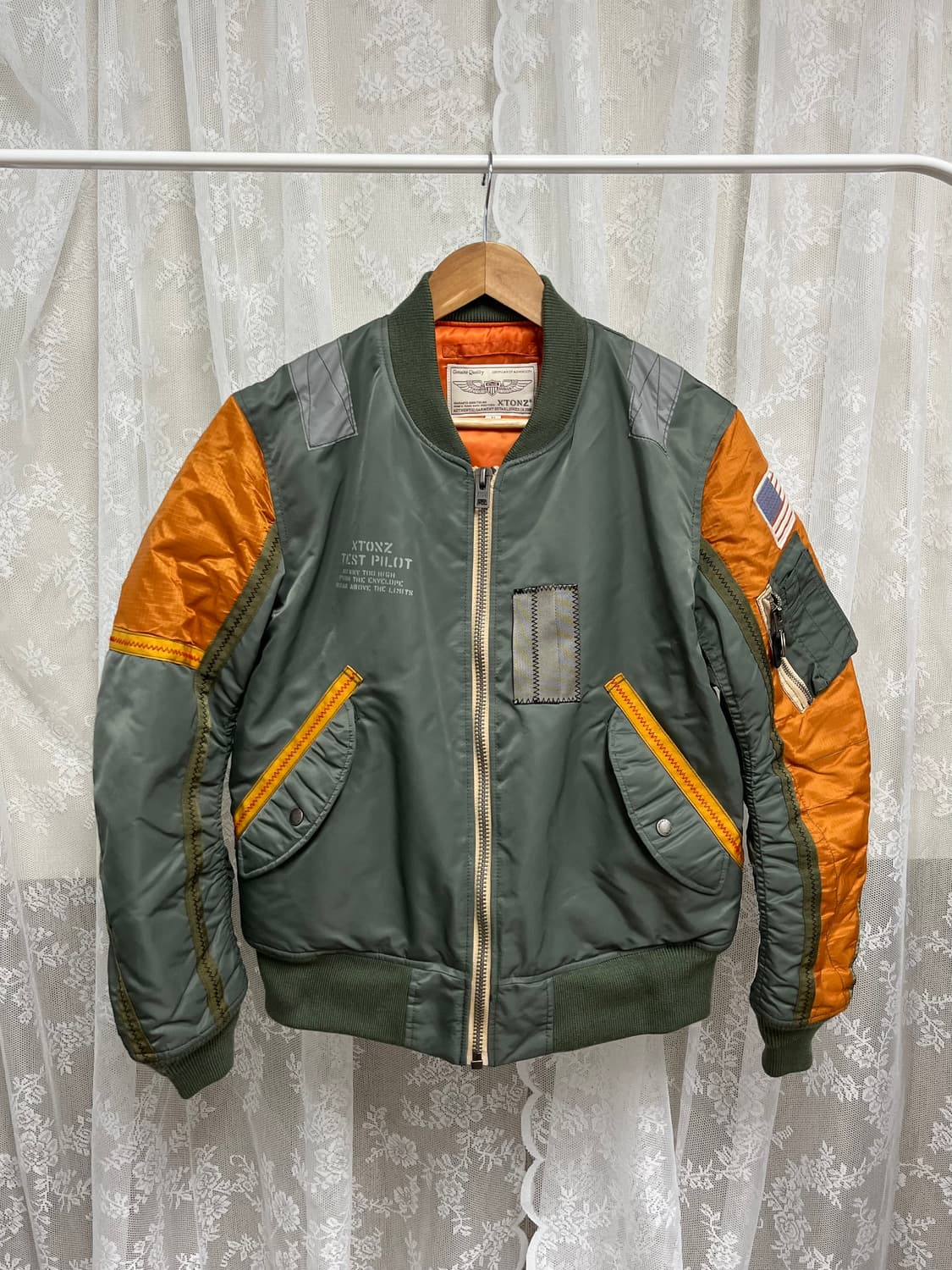 M) 엑스톤즈 MA-1 항공점퍼 카키 상품이미지1