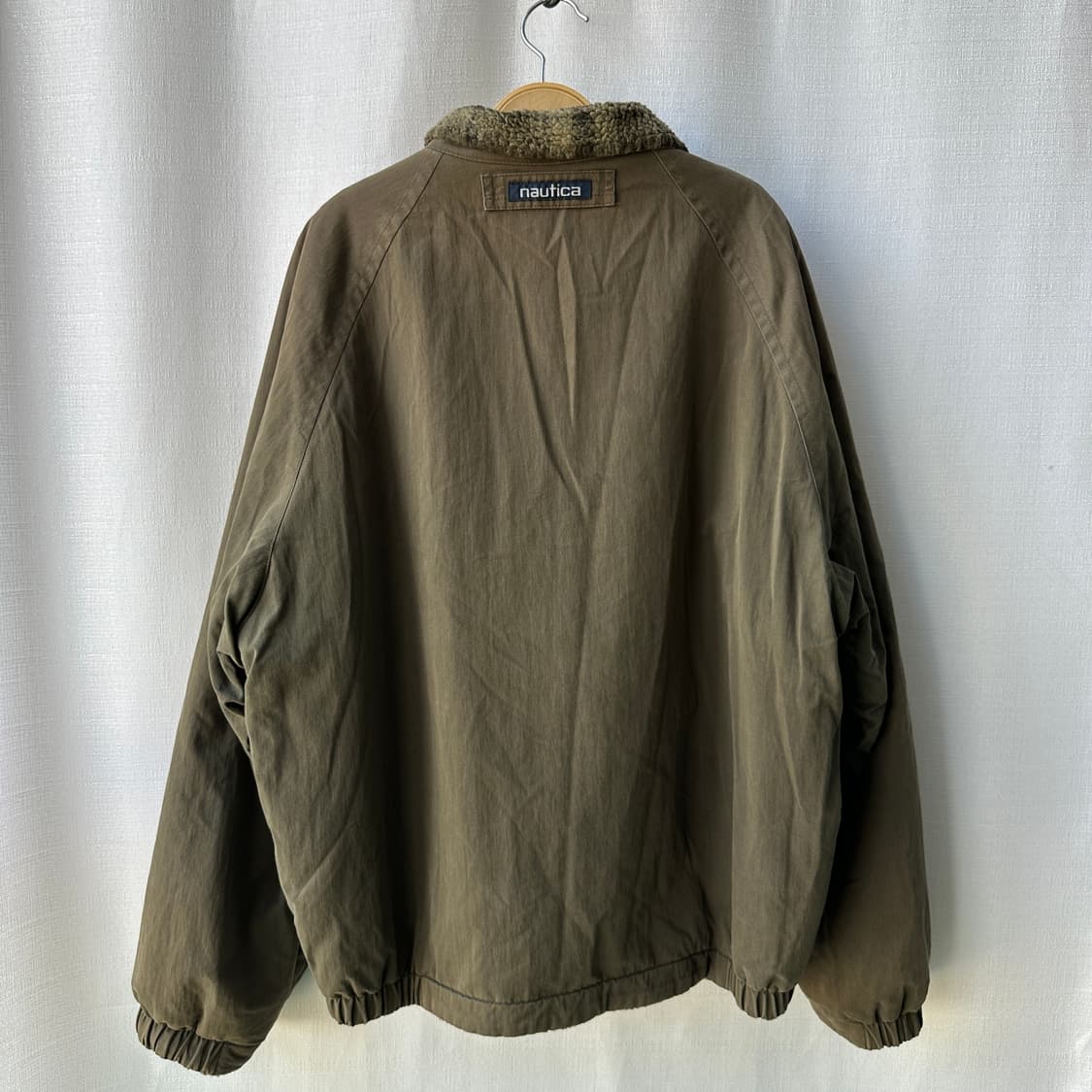 노티카 코튼 플리스 리버시블 자켓 카키 M 상품이미지4