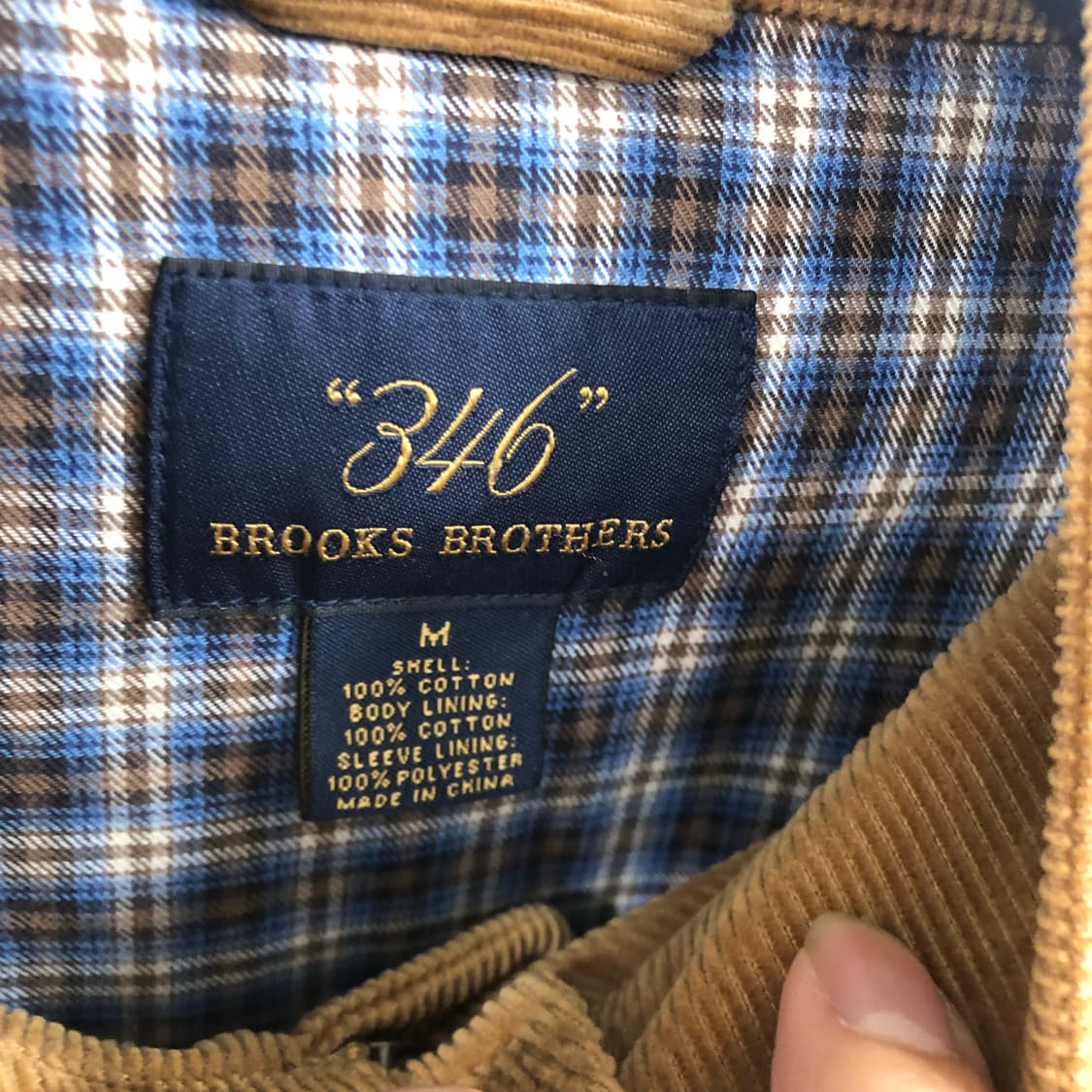 M(L) 브룩 브라더스 코듀로이 바라쿠타 자켓 상품이미지5