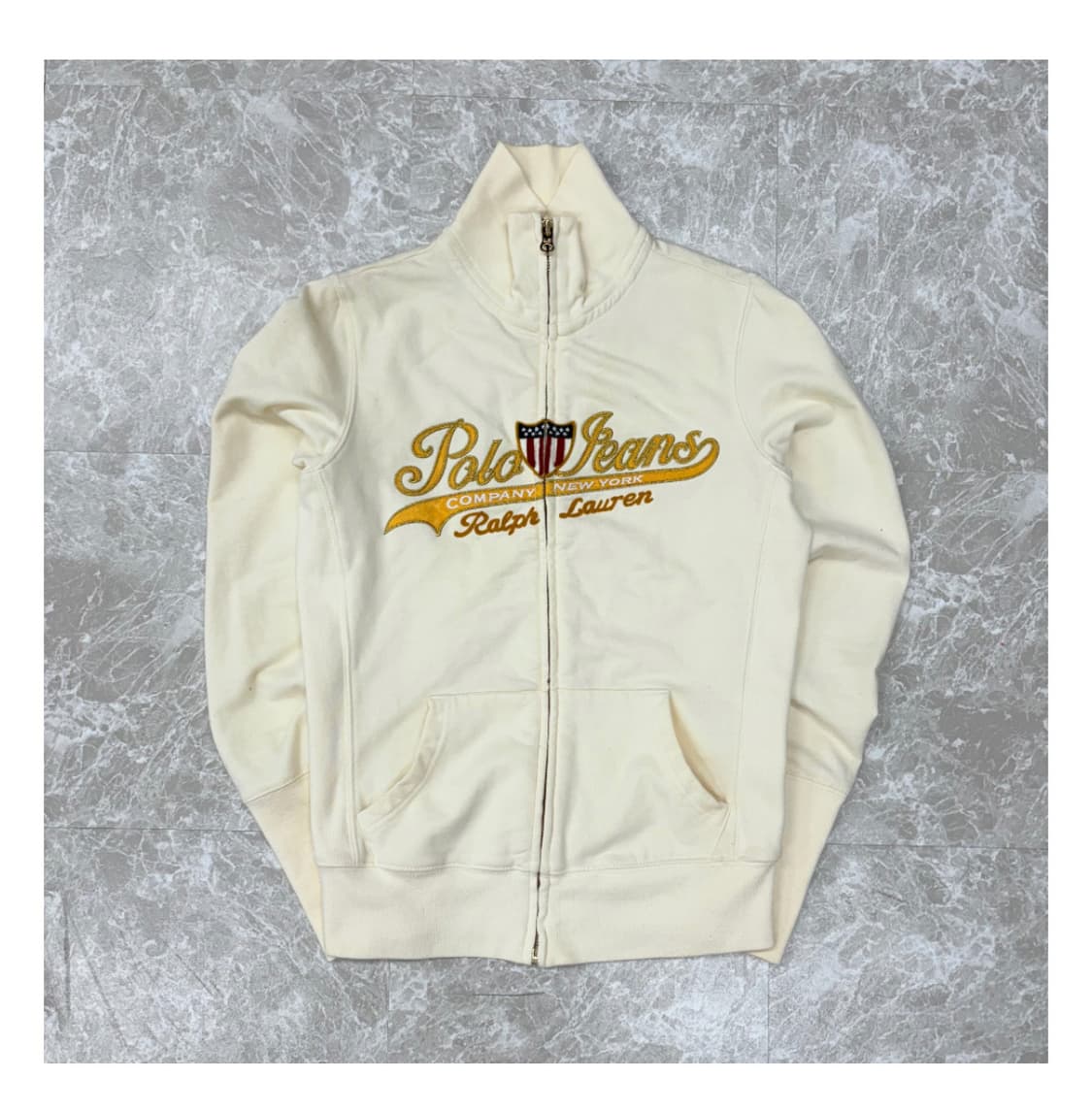 폴로 진스 y2k 트랙탑 희귀 면 져지 상품이미지2