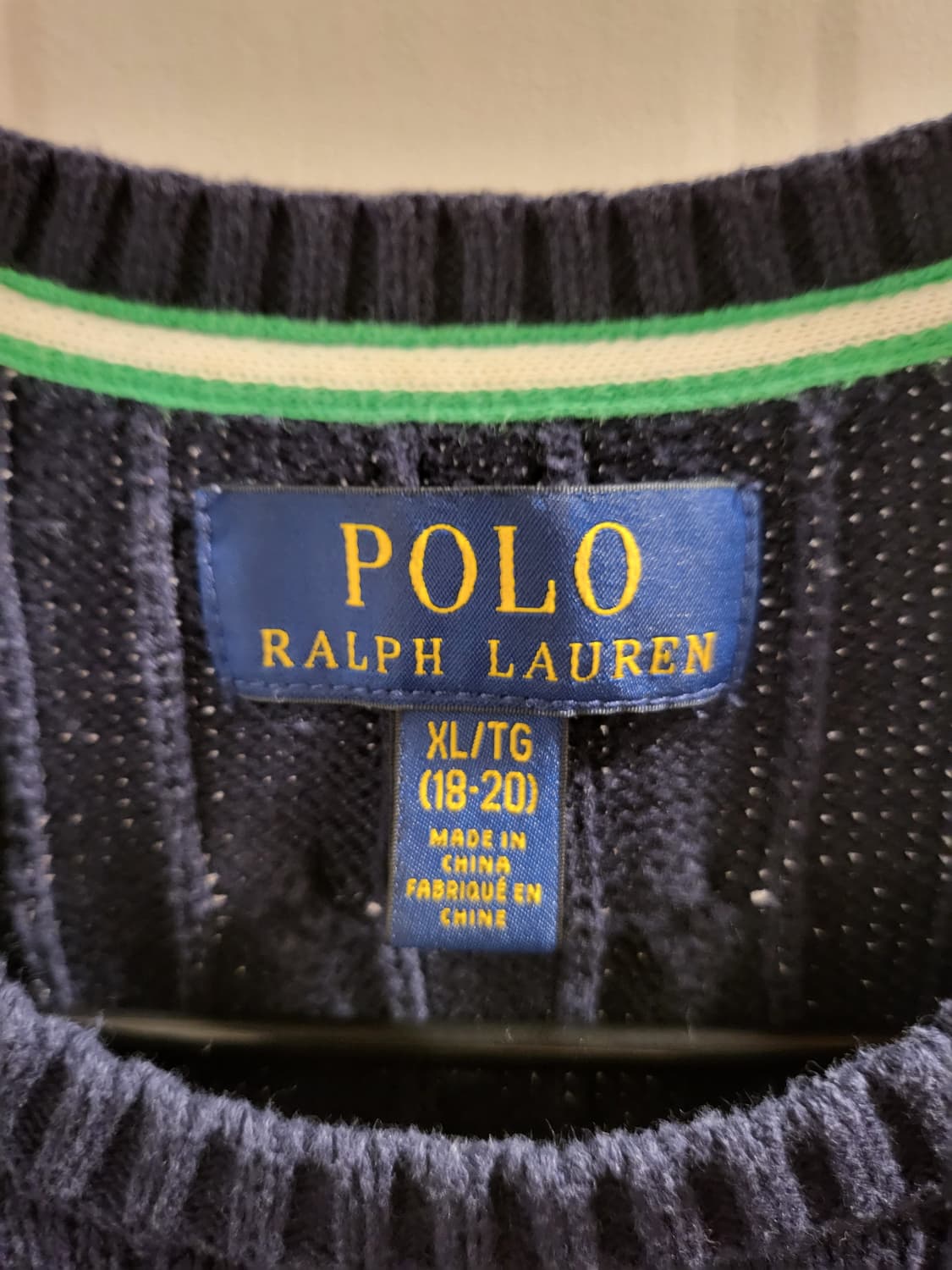 [95]폴로 랄프로렌 네이비 케이블 니트 상품이미지7