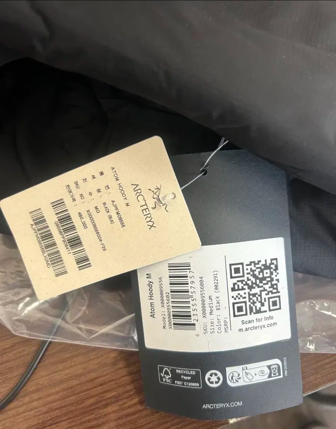 아크테릭스 아톰후디 m  상품이미지5