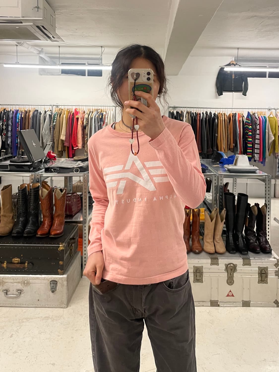 ALPHA INDUSTRIES long sleeve t-shirts 상품이미지1